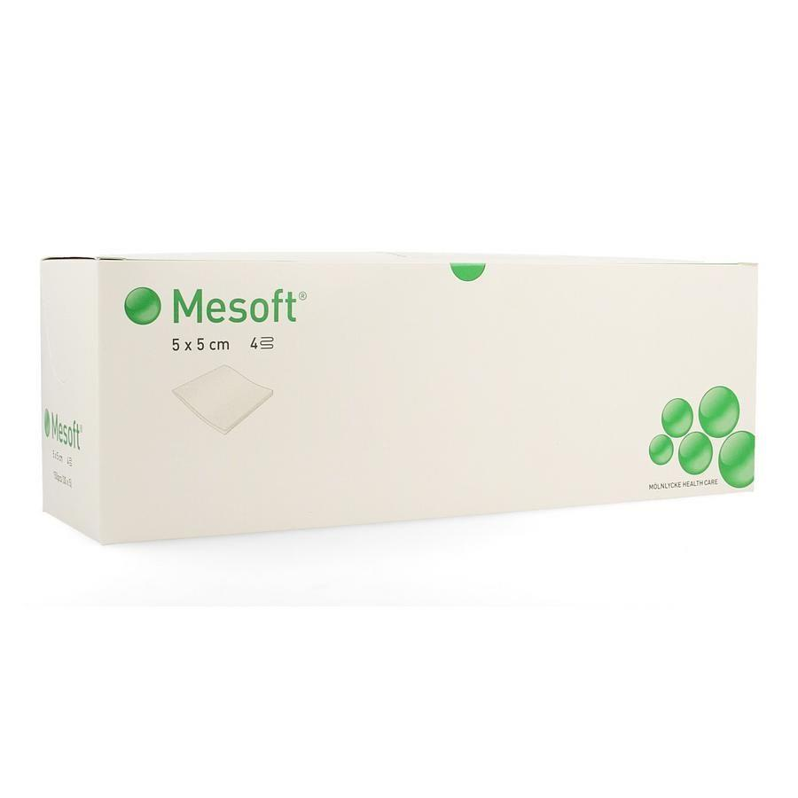 [001100-5C5C] Mesoft Non-Woven Kompres Steriel - Per 2 Verpakt (5 x 5 cm)