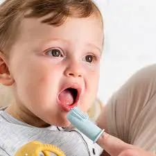 [004242-ROZE] Nattou Vingertandenborstel 2 Stuks (Roze + Geel)