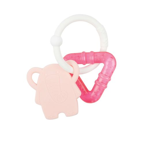 [003994] Nattou Silicone Bijtring met Koelelement (Roze)