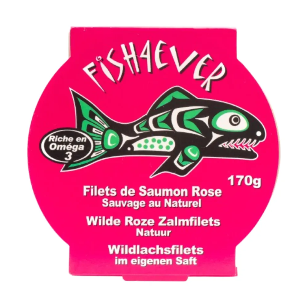 [510017] Fish4Ever Wilde Roze Zalmfilets Natuur (170 gr)