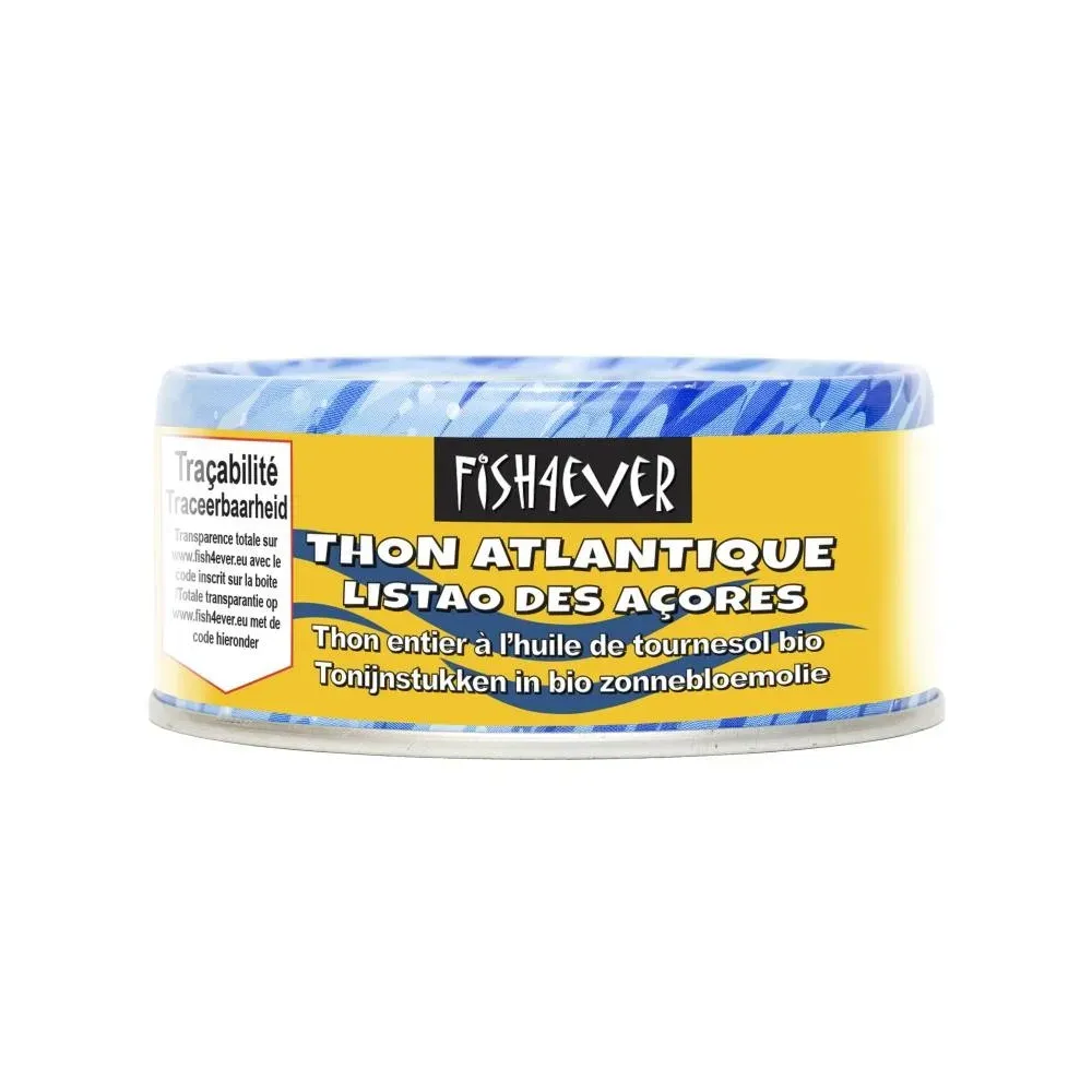 [510106] Fish4Ever Tonijn In Bio Zonnebloemolie (160 gr)