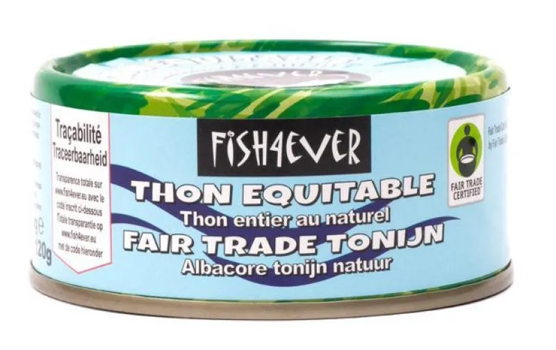 [510108] Fish4Ever Tonijn Albacore Natuur Fair Traide (160 gr)
