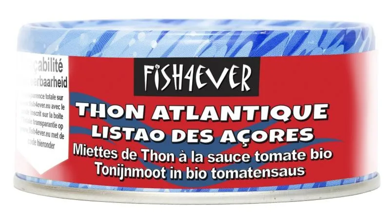 [510105] Fish4Ever Tonijn In Bio Tomatensaus (160 gr)