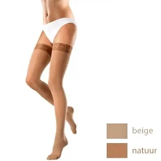 Mediven Elegance Dijkous Met Noppenband Caramel Open Teen CCL2