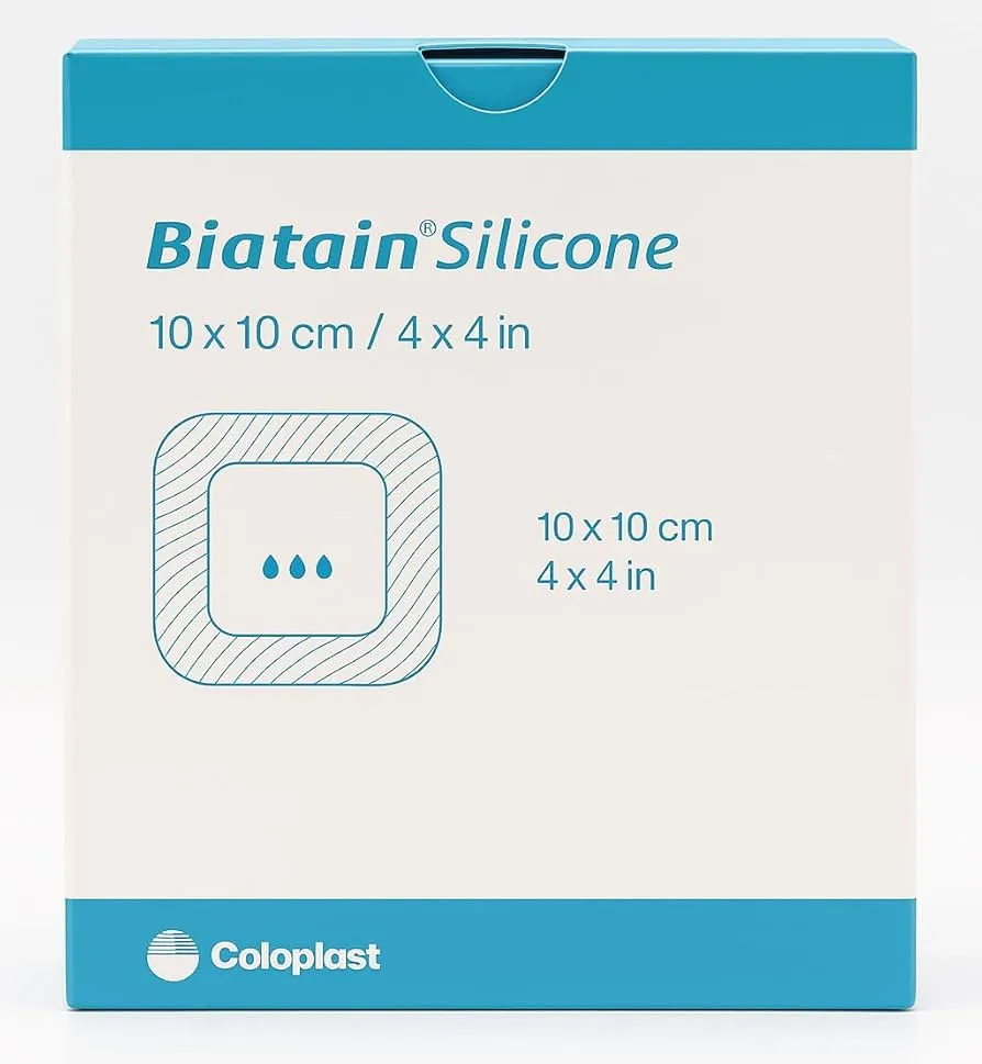 [000404-10C10C] Coloplast Biatain Silicone (10 x 10 cm)
