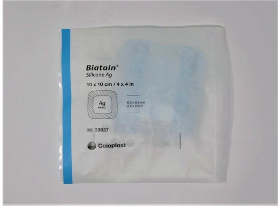 Coloplast Biatain Silicone AG (10 x 10 cm)