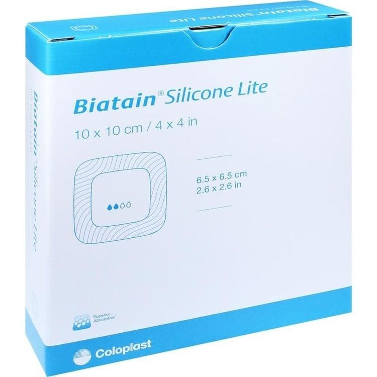 [000407-10C10C] Coloplast Biatain Silicone Lite (10 x 10 cm)