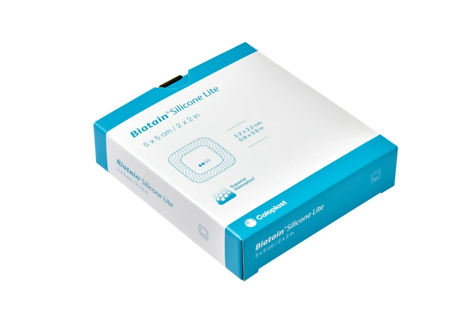 [000407-5C5C] Coloplast Biatain Silicone Lite (5 x 5 cm)