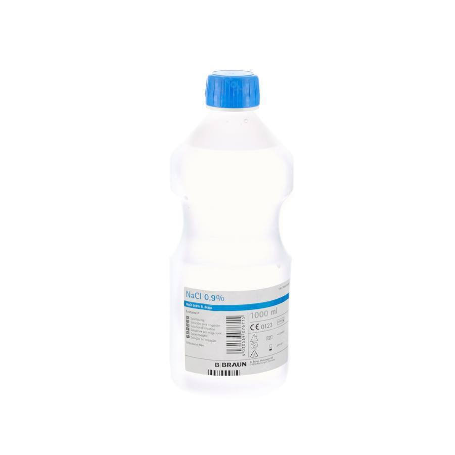 Spoelvloeistof NaCl 0,9% Ecotainer 1l