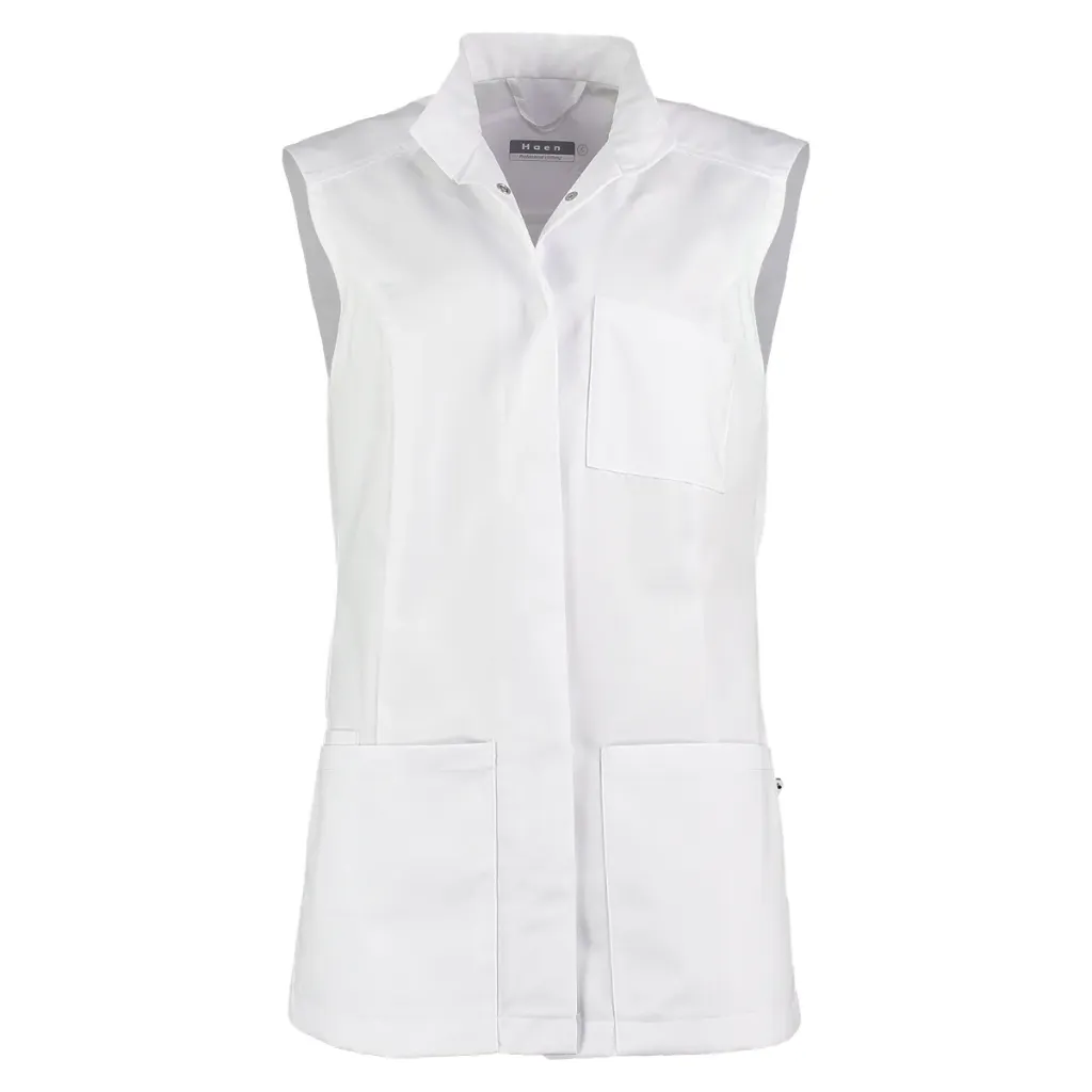 [004439-XS] Verpleegschort Haen Bodywarmer Ruth Wit (XS)