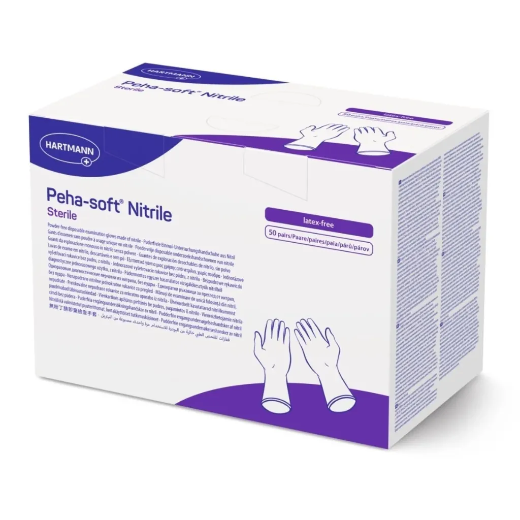 [000206-S] Handschoenen Peha-Soft Nitrile Steriel Poedervrij (1 paar) (S)