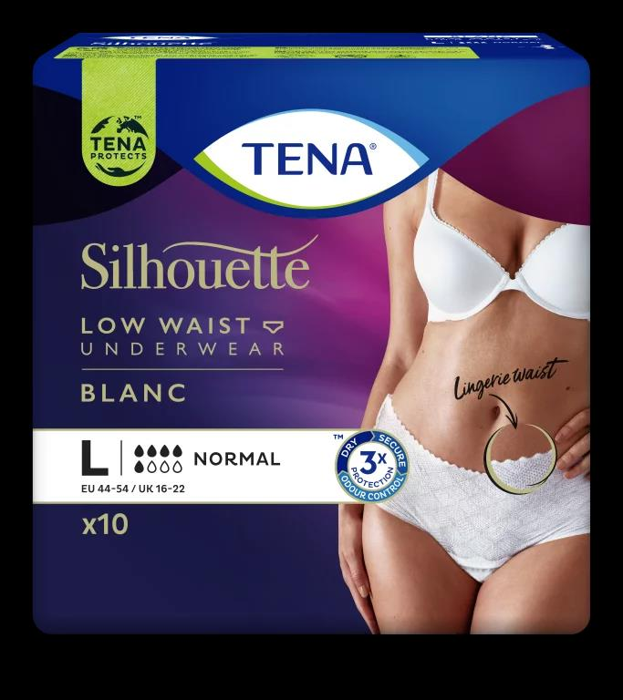 Tena Silhouette Normal Blanc Lage Taille (M)